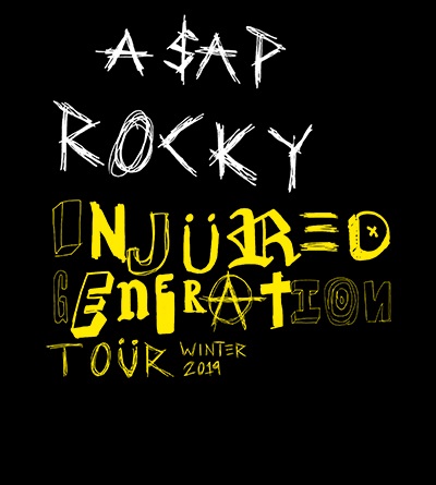 A$AP Rocky Injured Generation Tour VIP PACKAGES