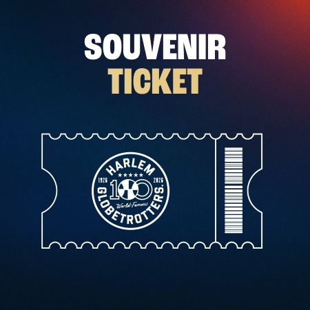 Harlem Globetrotters 100 Year Tour Souvenir Ticket