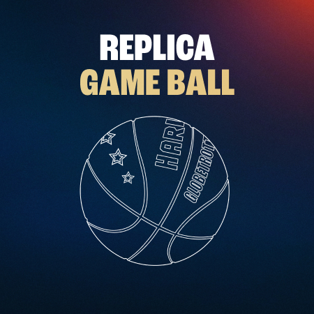 Harlem Globetrotters Limited Edition 100 Year Golden Replica Game Ball by Spalding®